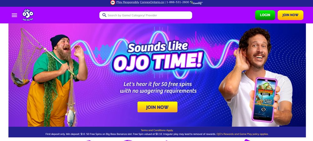 Play ojo casino block