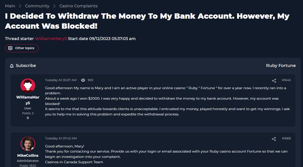 Wiliam review screen